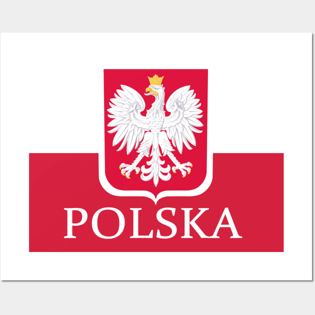 Polska Poland Polish Flag Wall Art by E